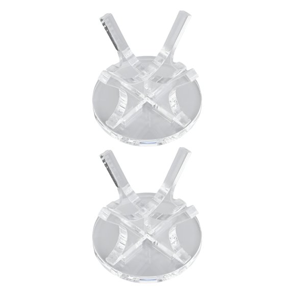 LAMIRO 2Pc Baseball Holder Clear Softball Display Rack Baseball Display Stand