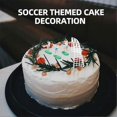 thumbnail image 4 of 1 Set of Soccer Birthday Cake Decorations Sports Theme Cake Toppers Football Cake Decorations, 4 of 4