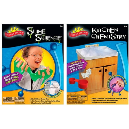 Scientific Explorer Slime Science and Kitchen Chemistry Combo Pack