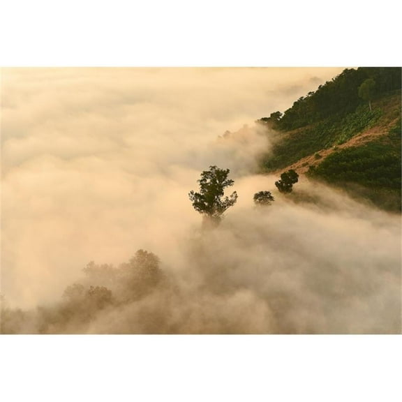Giant Art 72x48 Clouds Fine Art Giant Canvas Print in Multi-Color