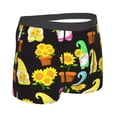 thumbnail image 2 of KLL Gnomes With Sunflowers Men's Cotton Boxer Briefs Underwear-Large, 2 of 8