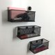 thumbnail image 2 of Mesh Magnetic Storage Baskets - Set of 1 (Black) with Anti-Slip Feature and Strong Magnets - Magnetic Locker Organizer and Pencil Holder for Whiteboard and Refrigerator (Black-1 pcs), 2 of 5