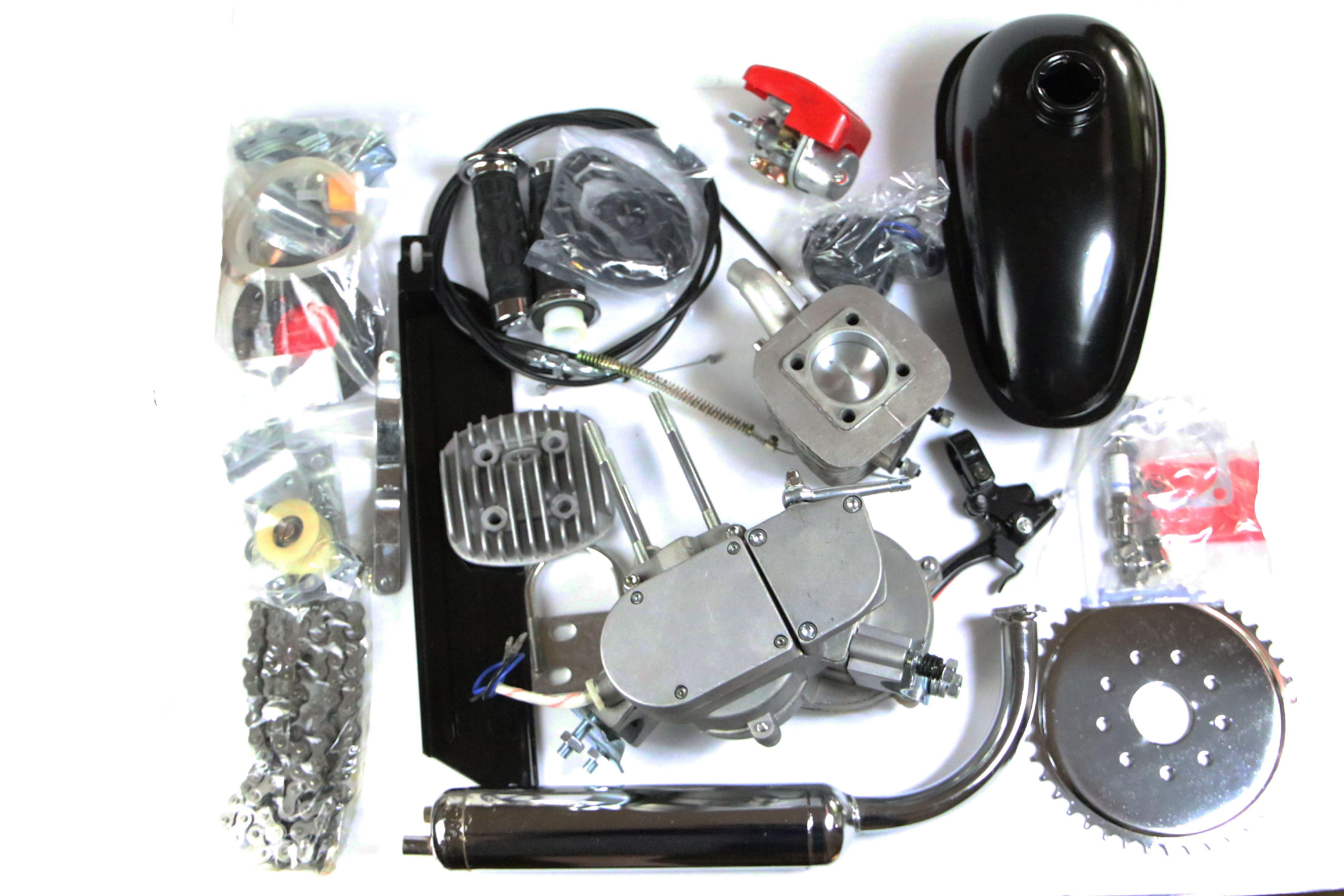 Steel  Plastic 50CC Bicycle Engine Kit 2-Stroke Gas Motorized Motor Bike Kit New 