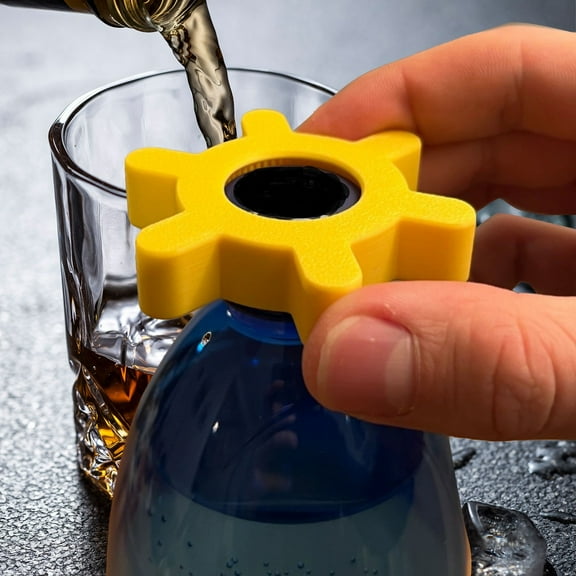 294cm Round Bottle Cap Opener for Tight Lids | Ergonomic Cap Remover for Beverages and More Easy Grip Tool