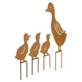 thumbnail image 3 of Estatua De Jardín De Metal, Siluetas De Pato, Letreros De Animales De Estaca Para Decoración Al Aire Libre 4 Uds. Inevent HA034730-00, 3 of 6
