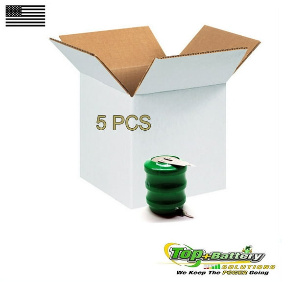 Varta 55608303012 Replacement Battery Ni-MH 80mAh 3.6V Rechargable - 2 pin Qty.5