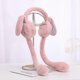 thumbnail image 1 of Plush Earmuffs Rabbit Ears Moveable Ears Ear Warmers Pink Rabbit Ears Headband Winter Warm Ear Protection, 1 of 1