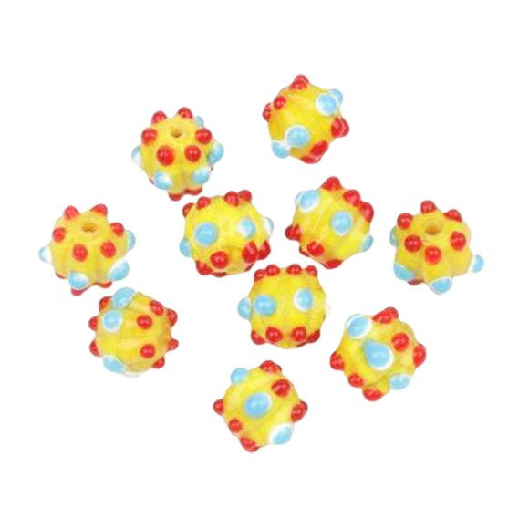 LYMAYTER Spacer Beads 10Pcs Loose Beads - Japanese Style, for DIY Jewelry
