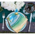thumbnail image 5 of GZHJMY 3D Beautiful Caribbean Beach Palm Cloth Napkins, Set of 1 20 x 20 Inch Soft & Comfortable Polyester Dinner Napkins for Family, House, Restaurant, Weddings, Parties, 5 of 5