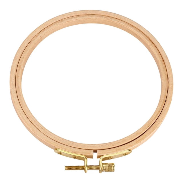Herwey Embroidery Frame, Hand Embroidery Hoop,Hand Embroidery Hoop Wooden Circle Frame for Cross Stitch Embroider Needle Arts DIY Tool
