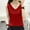 Red, variant on 2 Pcs Womens Summer Sleeveless V Neck Sweater Vest Fall Knitted Loose Cami Tank Tops