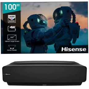 Hisense 100L5F 100" 4K UHD Smart Laser TV, Ultra Short Throw, HDR10, Dolby Atmos, ALR Screen, Vidaa OS (Refurbished)