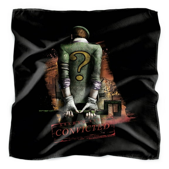 Batman: Arkham City Riddler Convicted Bandana (21 in x 21 in)