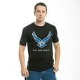 thumbnail image 2 of S27-AF2-BLK-04 30 Single Tee Us Air Force 2, Black, Extra Large, 2 of 5
