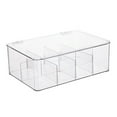 thumbnail image 2 of Organizador de condimentos para café, deflector de transparencia desmontable para bolsas de té, organizadores para almacenar café y té, 2 of 15
