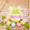 thumbnail image 6 of YingYouFu Easter Eggs Plush Toy With Bow Easter Basket Stuffers Fillers Colorful Stuffed Toys for Kids Baby Girls Boys Egg Hunt Party Favors Gifts, 6 of 6