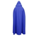 thumbnail image 6 of Levmjia Unisex Full Length Hooded Cloak Multi Color Solid Cape Adult Lightweight Breathable Outfit Halloween Party Dress Up Gothic Costume Versatile Holiday Festival, 6 of 6