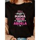 thumbnail image 1 of Women's Black Mother's Day T-Shirt with Pink Letter Print - "Mejor Mama" Design, Short Sleeve Crew Neck, Comfortable Polyester Blend, Machine Washable, Perfect Gift for Mom, Allseason Apparel | Mothe, 1 of 6