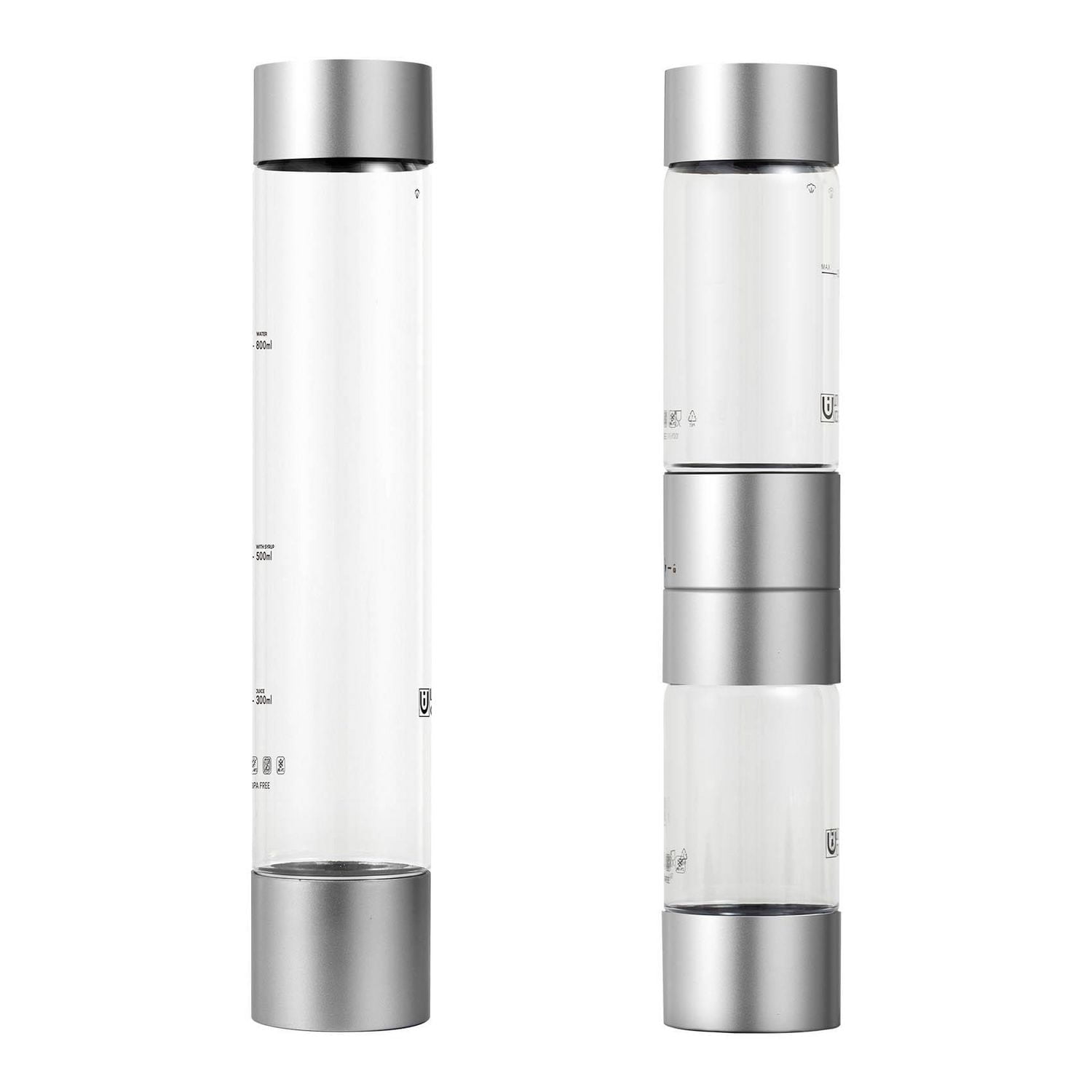 Ultima Cosa 3 BPA-Free Water Bottle Pack - Silver