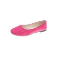 thumbnail image 1 of MAWCLOS Chaussures Décontractées pour Femmes Chaussures de Marche Confort à Enfiler Ballerines Mode Bout Carré Ballerine de Soirée Prune Rouge 5, 1 of 3