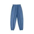 thumbnail image 3 of Ahuyic Long Pants for Kids,Boys Solid Color Sport Pants Dry Joggers Mosqui- Repellent Trousers for Outdoor Wear,13 Years Blue, 3 of 4