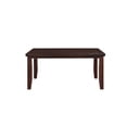 thumbnail image 3 of Home Roots Furniture 286539 30 x 48-66 x 42 in. Maple Veneer with Rubber Wood Dining Table - Cherry, 3 of 4