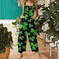 thumbnail image 2 of Saint Patrick's Day Printed Women Overalls Festival Jumpsuit Plus Sizes Work Bibs Coveralls Romper, 2 of 6