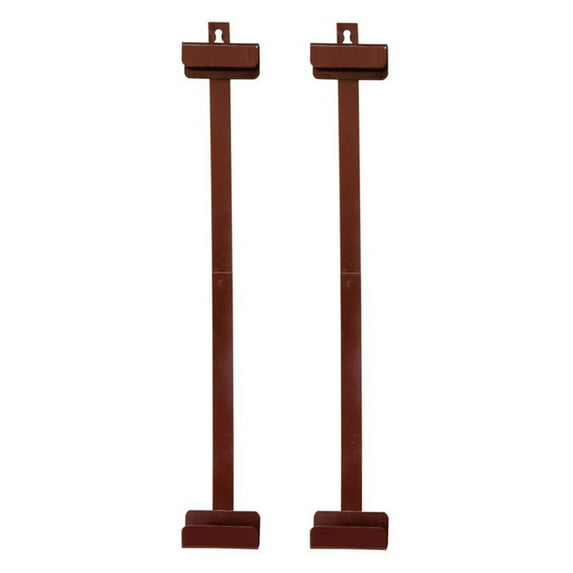 Oriental Furniture Silk Screen Brackets - Rosewood
