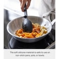 thumbnail image 5 of Yamazaki Home Floating Cooking Spoon, Black, Silicone, Dishwasher Safe, Floating Design, No Assembly, 5 of 7