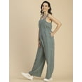 thumbnail image 3 of Moomaya Shoulder Straps Full Leg Cotton Jumpsuit - Women's Summer Jumpsuit, 3 of 8