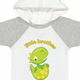 thumbnail image 4 of Inktastic Little Brother Dinosaur Boys Baby Bodysuit, 4 of 5