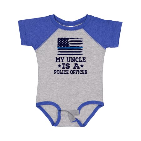 

Inktastic Police Officer Uncle Nephew Niece Boys or Girls Baby Bodysuit