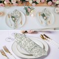 thumbnail image 3 of Farmhouse Flower Cloth Napkins, Botanical Vintage Fruit Green Leaf Washable and Reusable Dinner Napkins Set of 6, Table Napkin for Kitchen Party Birthday Wedding Hotel Housewarming 20"x20", 3 of 9