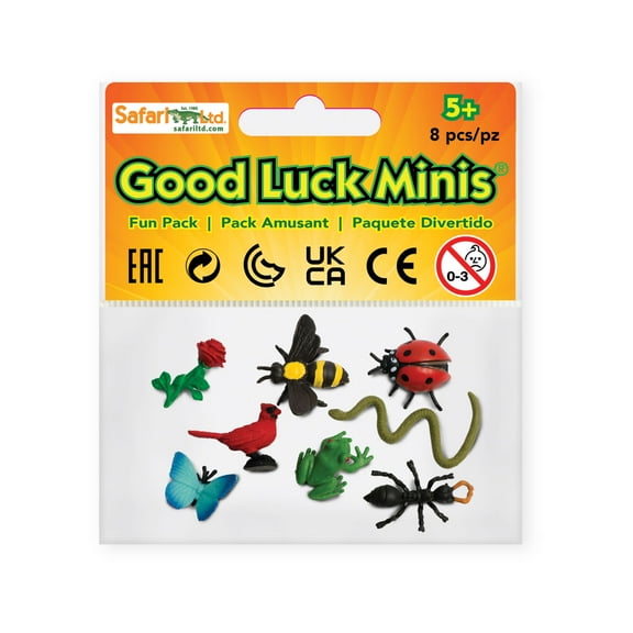 Safari Ltd. Garden Fun Pack - Mini Figures of Garden Animals & Insects - Educational Toy Set for Boys, Girls, and Kids Ages 5 