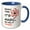Blue/White, variant on 3drose, People Think Its Magic We Call It Physics, Atom Structure,, 11oz Mug