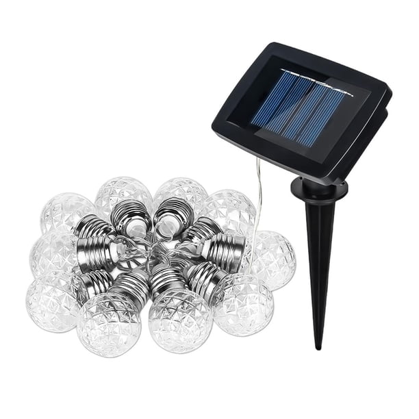 Bombilla Solar Luz Enchufable Bombilla Solar Led Luz Enchufable Bombilla Impermeable Lámpara Enchufable Con Control De Luz Impermeable 10 Bombillas Para Yard Hotel Sweethay HA018792-00