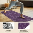 thumbnail image 4 of Purple Sun Moon Triangle Pattern Hot Yoga Mat Towel Non Slip for Hot Yoga - Quick-Drying Yoga Mat Cover with 4 Corner Pockets with Travel Bag - Hot Yoga Towel Non Slip 70"x26", 4 of 6