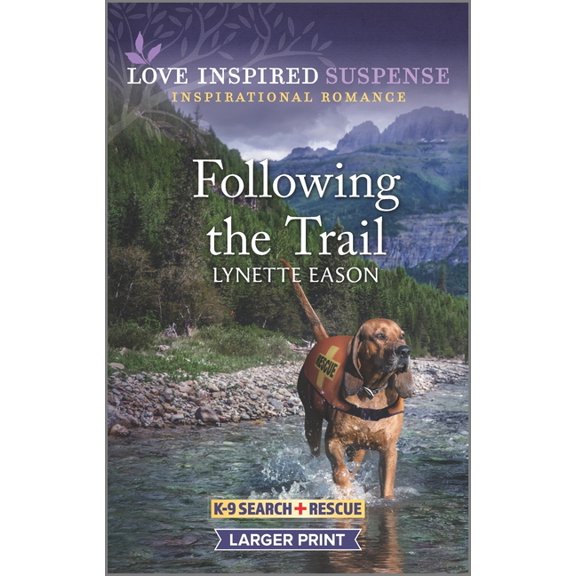 K-9 Search and Rescue: Following the Trail (Paperback)(Large Print)