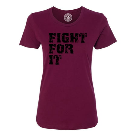 Fight For it Workout Womens Short Sleeve