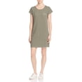 thumbnail image 1 of Joie Robe T-Shirt Rayée pour Femmes, Vert, Petit, 1 of 1