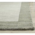 thumbnail image 3 of Safavieh Himalaya Lexine Solid Wool Area Rug, Light Gray/Dark Gray, 3' x 5', 3 of 7