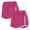 Hot Pink#109, variant on YOIAVAIOY Womens Color Blcok Shorts Breathable Lounge Dolphin Shorts Elastic Waist Athletic Sports Casual Shorts Yoga Dance Short Pants Dark Gray M