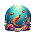 thumbnail image 4 of cartoon Shrimp Theme Stickers, Waterproof Shrimp Theme Sticker for Water Bottle Laptop Phone Cases Planner Skateboard Luggage Helmet Party Favor Decor, Ideal for Adults Teens Teacher Rewards, 4 of 9