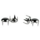thumbnail image 2 of 100pcs 7MM ANTIQUE Silver Round Dome Metal Studs Spots Nailheads Fastners, 2 of 5