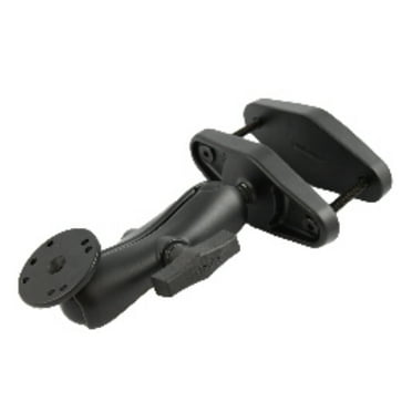 RAM-101U-247-4  RAM Mounts 4" Max Width Clamp Mount with C Size 1.5" Ball Medium Double Socket Arm & 2.5" Round Plate AMPs Hole Pattern