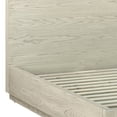 thumbnail image 5 of Abbey Queen Platform Bed Frame in Grey Oak Wood, 5 of 9