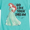 thumbnail image 3 of Disney Princess - Go Live Your Dream Ariel - Toddler & Youth Girls Short Sleeve Graphic T-Shirt, 3 of 5