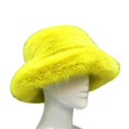 thumbnail image 1 of Sombrero de pescador peludo de invierno para mujer Gorra de pescador de piel sintética, 1 of 2