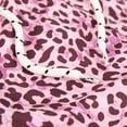 thumbnail image 4 of Pantalones cortos de playa para hombre Diseño con cordón Estampado de leopardo Poliéster 2 bolsillos laterales inclinados Quinto pantalón Pantalones cortos para verano Rosa M, 4 of 7