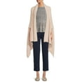 thumbnail image 2 of Time and Tru Women's Cropped Pintuck Pull On Knit Pants, 2 of 5